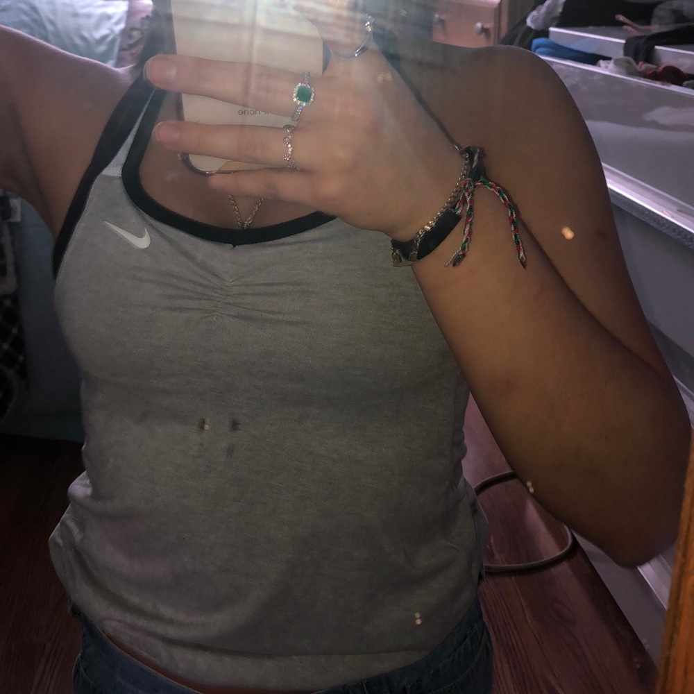 Nike sports tee with built in sports bra